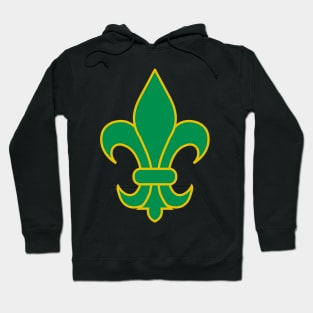 fleur de lis (green) Hoodie